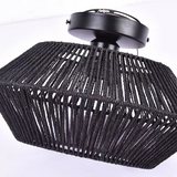 Texturerad bohemisk taklampa Carvallo