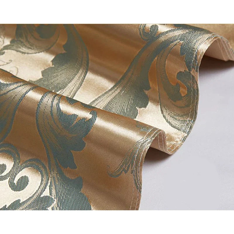 Wostar Satijn Rayon Jacquard Påslakan 220x240 Sommarluxus Dubbelsäng Duntäcke Sängkläder Set Carvallo