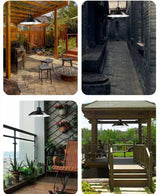 Royelux Solar Pendant Light – Dual-Head LED Kromring med fjärrkontroll Carvallo