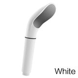 Carvallo Högtrycksduschhuvud med vattensparfunktion | Vit handdusch med filter & standardanslutning – 22×12×7,4 cm Carvallo