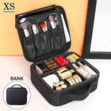 Carvallo Pro Make-up-väska | Bärbar kosmetikorganisatör med fack | För makeupartister, nageldesigners & resor Carvallo