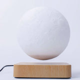 LunaGlow Månlampa – Svävande 3D LED Lampa med Magnetisk Levitationsdesign Hemnix