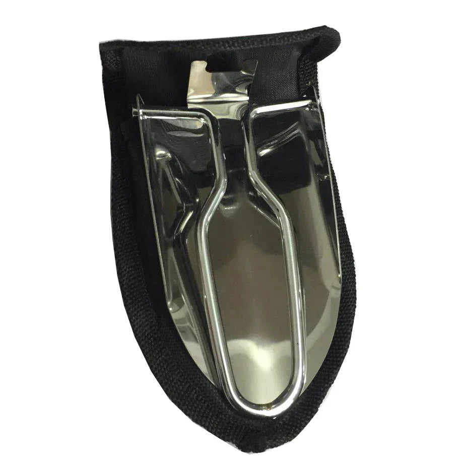 Carvallo Terraxo Mini | Rostfritt stål | Fällbar & Ultrakompakt | För trädgård & Utomhus | Inkl. väska Carvallo