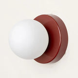Vägglampa med glasglob Modern design Carvallo