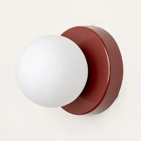 Vägglampa med glasglob Modern design Carvallo