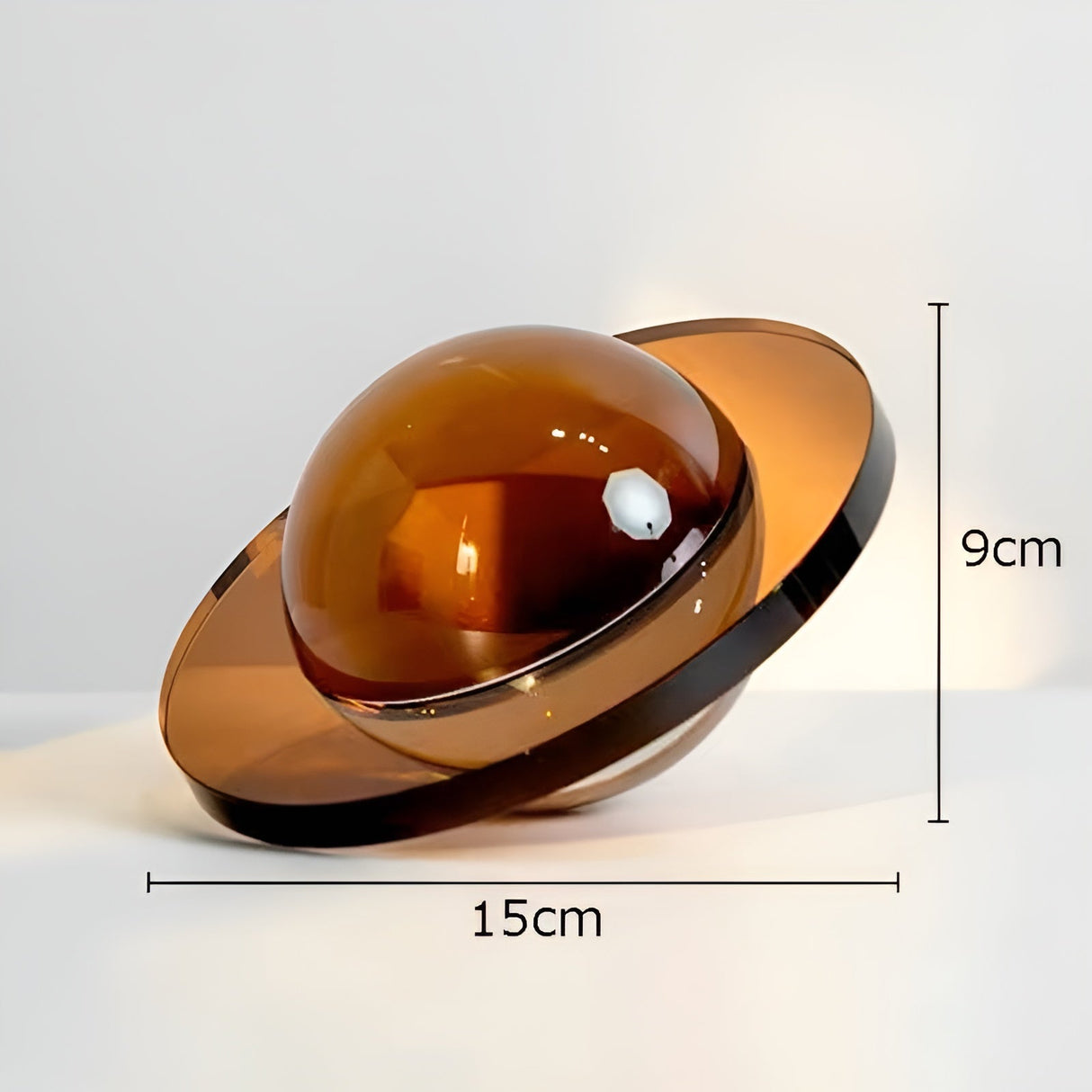 CrystalAxis Ornament - Dekorativt Kristall-Planets-Ornament Carvallo