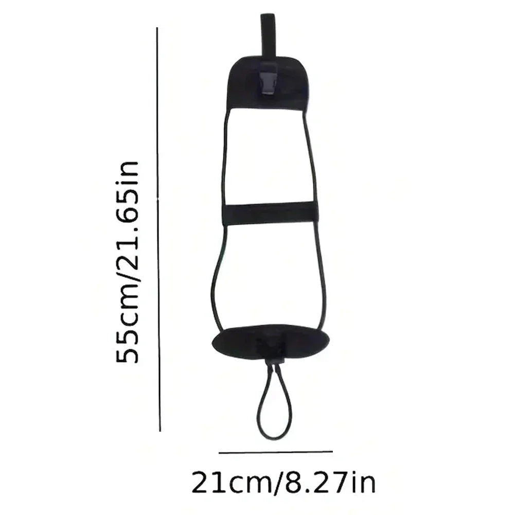 Carvallo Bagagebälte | Elastiskt resespännrem | Justerbar & Stabil | För extra bagage & handväskor Carvallo