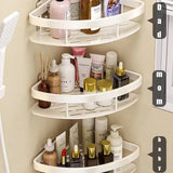 Carvallo Pro | Hörnduschhylla utan borrning | Aluminium | Rostfritt & Hållbart | Badrregal i Svart, Vitt, Silver eller Svart-Guld Carvallo