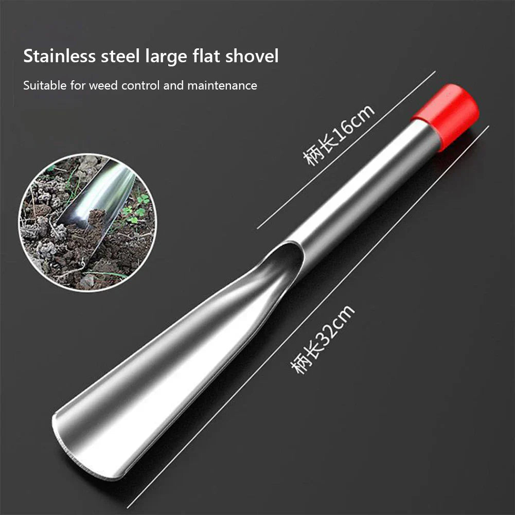 Carvallo 2-delat trädgårdsverktygset | Rostfritt stål plantering spade & ogräsborttagare | Vass & rostfri | För grönsaker, blommor & plantor Carvallo