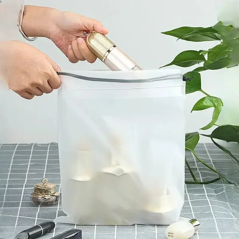 Carvallo Skopåse Set | Vattentät & Transparent | 10-pack | Platsbesparande & Mångsidig Carvallo