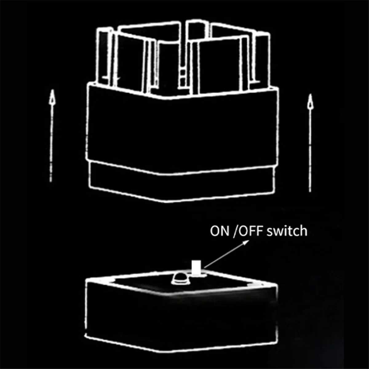 Carvallo YardGlow Solarlampa LED pelarlampa | Varmvitt ljus för trädgård & staket | Väderbeständig IP55 | 12 cm hög Carvallo