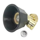 Carvallo Justerbart spraymunstycke | Korrosionsbeständig & rostfritt stål kärna | Fin dimma & stråle-läge – Svart Carvallo