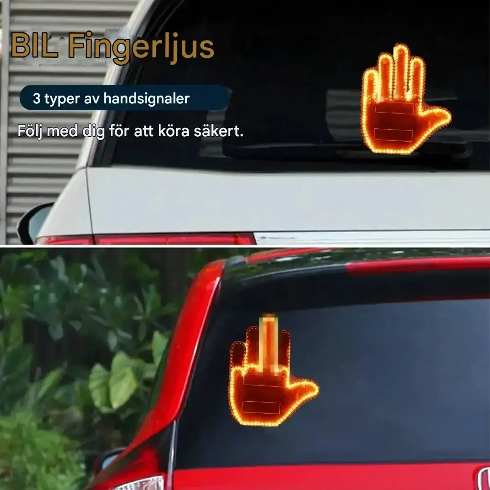 GlowHand – Rolig Handlampa för Bilen med Fjärrkontroll | Visa Ditt Humör i Trafiken på Ett Lysande Sätt-Motor Vehicle Lighting-BB-Hemnix