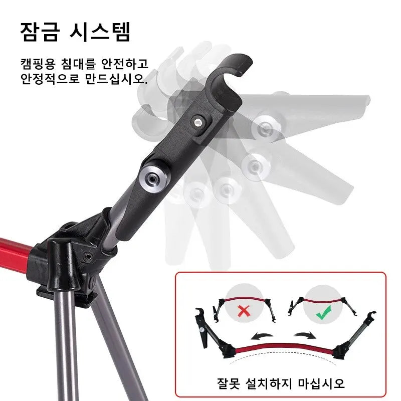 Carvallo Ultralätt Campingöversäng | Fällbar & Stabil | Aluminiumram & Ripstop-Nylon | För Utomhus & Trekking Carvallo