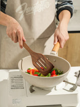 Köksset av naturligt teakträ Carvallo