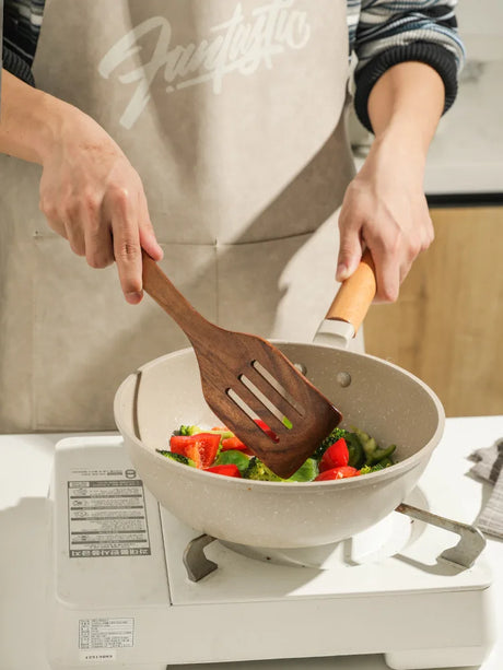 Köksset av naturligt teakträ Carvallo