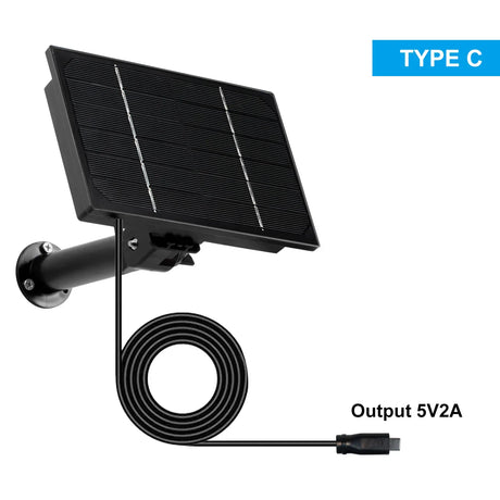 Carvallo 4W solpanel laddare för utomhusbruk | IP66 vattentät | Med USB/Typ-C/DC anslutningar & timer-funktion | För 6×18650 batterier (ingår inte) Carvallo