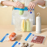 SealMaster Bärbar Vakuumförpackare – Uppladdningsbar, Kompakt Design, Förseglar Mat och Mer Carvallo