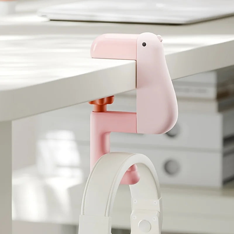 Carvallo QuackHook | Anka-design krokar för bordskant | Ingen borrning | Platsbesparande upphängning för väska och ryggsäck Carvallo