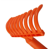 Carvallo olivemärkes-attachments med 9 flexibla tinnar | 13,5 cm bredd | Hand- eller stiftdrift | För skörd & fruktplockning Carvallo