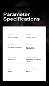 Luxora Retro Drift Master – 4WD RC Bil med LED-ljus Carvallo