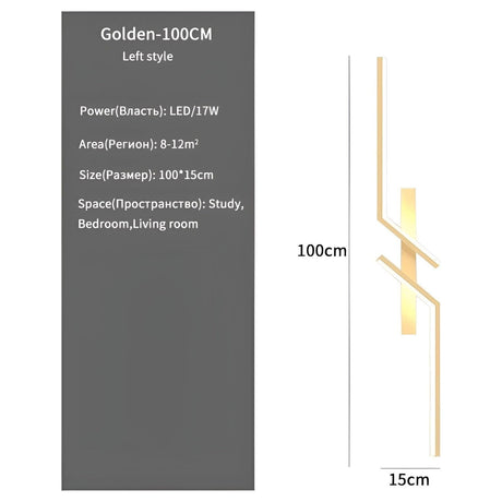 ModernLine Light - Modern minimalist background decoration LED wall lamp Carvallo