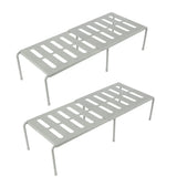 Carvallo Utdragbart Köksregal | Stapelbart & Skjutbart Ordning System | Platsbesparande & Utan Montering | För Porslin & Kryddor Carvallo