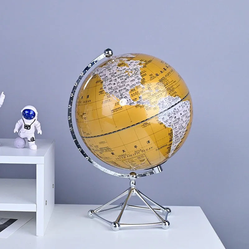 Royaleva LED Rotating World Globe Lamp – Belyst Jord Dekorationsbit Carvallo