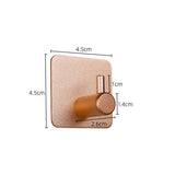 Carvallo Väggkrok Hookora | Rostfritt stål 304 borstade | Utan borrning | Lastkapacitet upp till 3 kg | Vattentät & Rostfri Carvallo