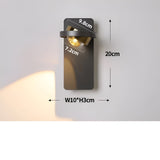 OrbitShine Ljus - Modern Roterande LED Vägglampa Carvallo