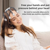 Royallure Elektrisk Huvudmassager – Migränlindring, Huvudbottenstimulator, Trådbunden & USB-ström Carvallo