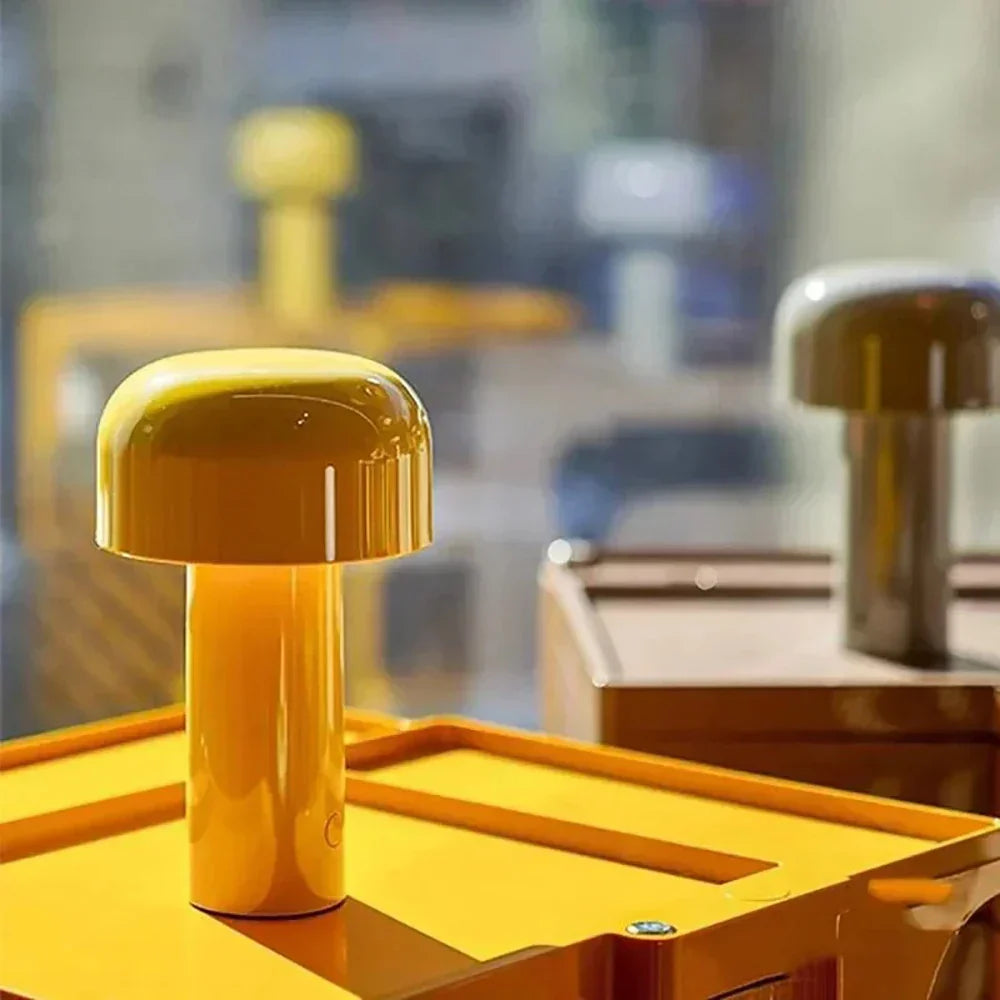 Svamp LED uppladdningsbar bordslampa med touchkontroll Carvallo