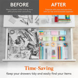 Carvallo Organizer Set | 18-delar | Transparent & Mångsidig | OrdixClear® Förvaringssystem Carvallo