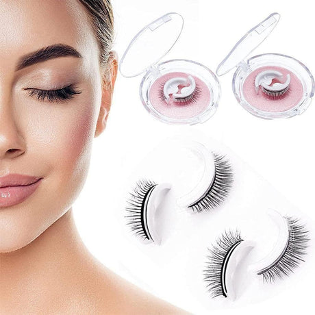 Återanvändbara limfria fransar - Hypoallergena och enkel applicering MILA Sverige