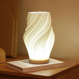 Lumora Serene Wavecrest Lampa - Modern Dimmbar Vågformad LED Ljuskälla för Elegant Heminredning Carvallo