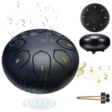 SerenityTone Trumma - Stålmun Water Utomhus Regn Trumma med Väska Carvallo