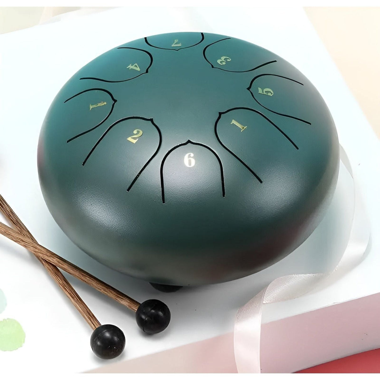 SerenityTone Trumma - Stålmun Water Utomhus Regn Trumma med Väska Carvallo