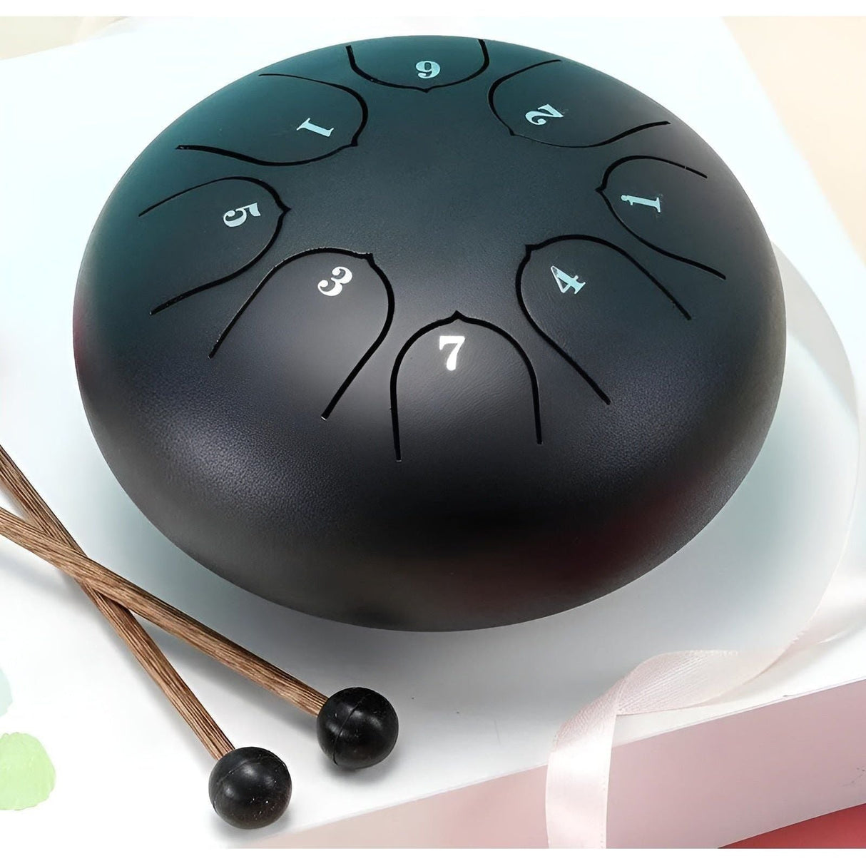 SerenityTone Trumma - Stålmun Water Utomhus Regn Trumma med Väska Carvallo