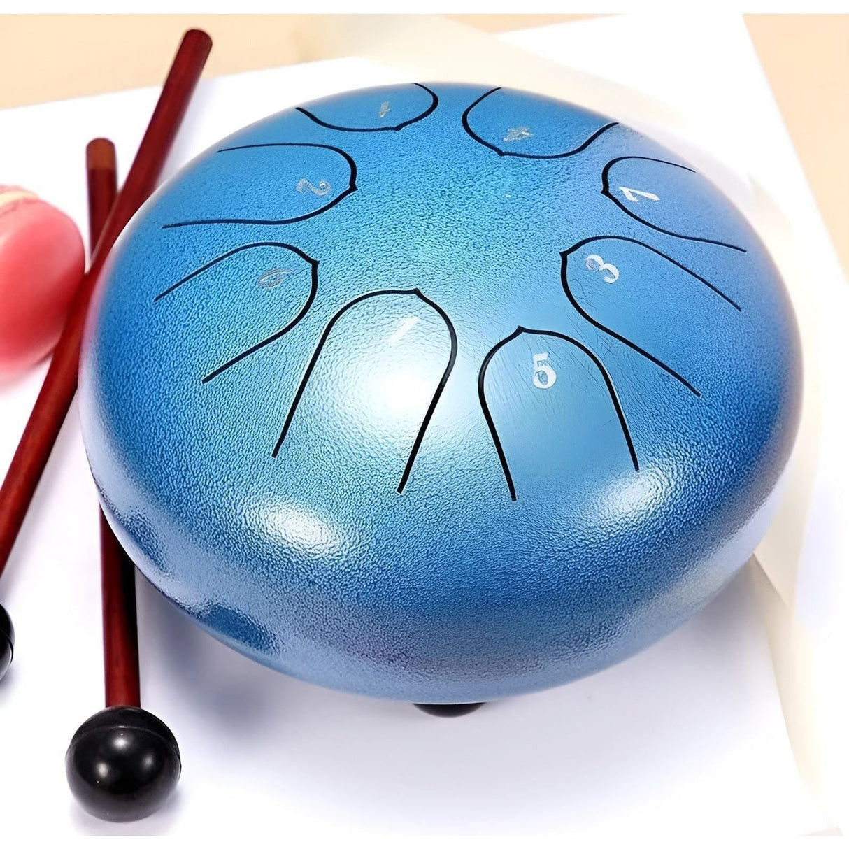 SerenityTone Trumma - Stålmun Water Utomhus Regn Trumma med Väska Carvallo