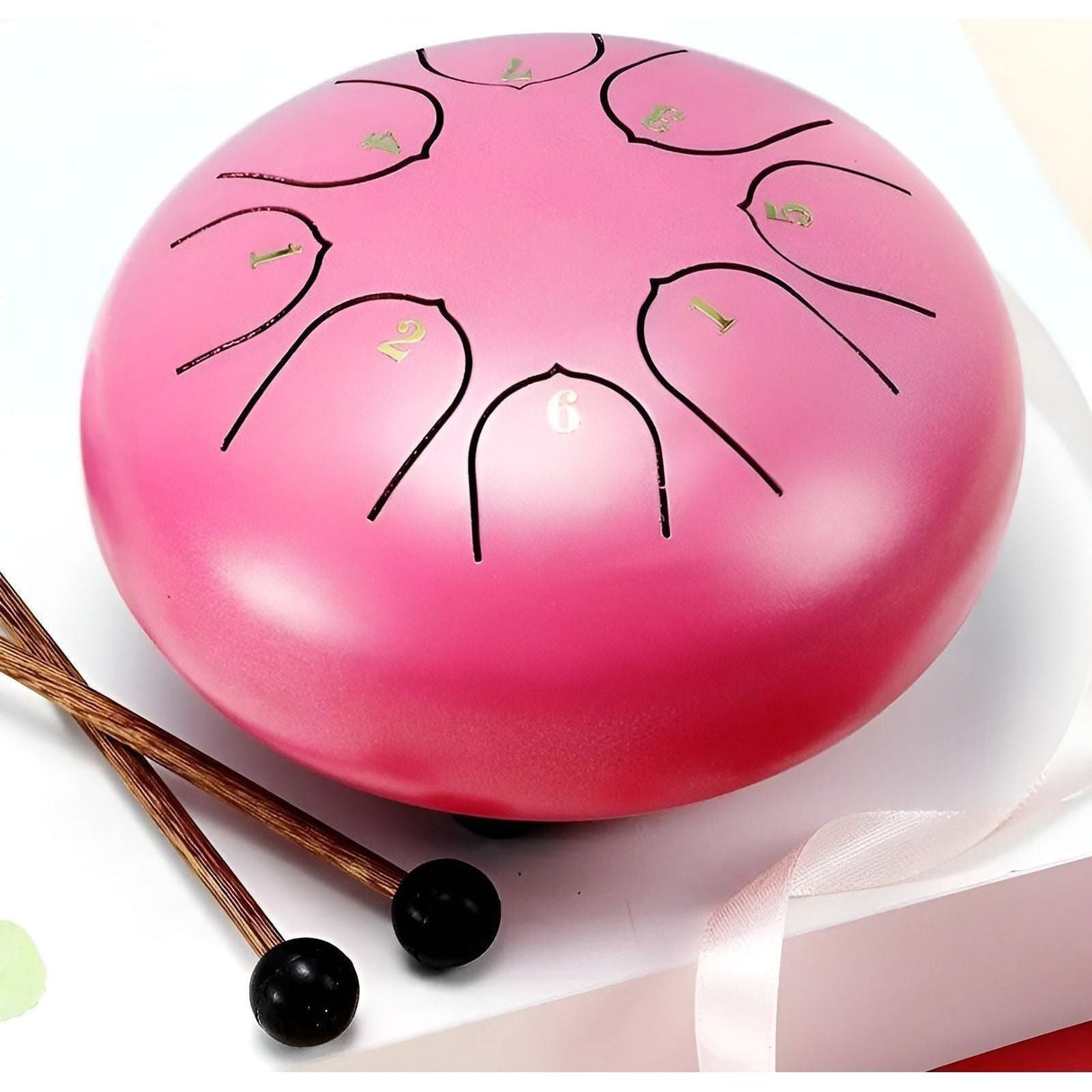 SerenityTone Trumma - Stålmun Water Utomhus Regn Trumma med Väska Carvallo