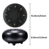 SerenityTone Trumma - Stålmun Water Utomhus Regn Trumma med Väska Carvallo