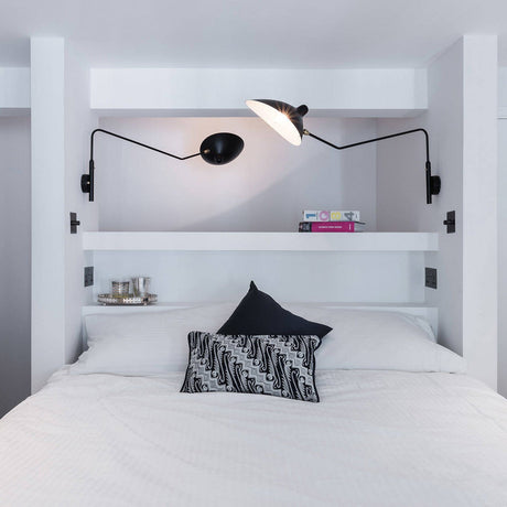 Äkta Serge Mouille Vägglampa – Designer Minimalistisk Sconce Carvallo