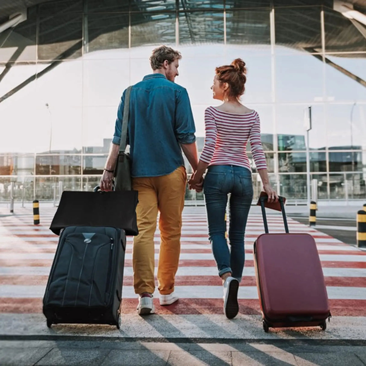 Carvallo kläddel för resor | Dubbel dragkedja & XXL-fickor | Andningsbar & Transparent | 43 tum hängande kostymorganisatör Carvallo