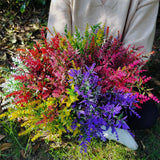 Carvallo 12-pack konstgjord lavendel | Konstväxter för bröllop, vaser, kronor & dekoration | För inomhus & utomhus Carvallo