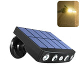 Carvallo MotionSolar | LED vägglampa med rörelsesensor | Solarbetriven & Vattentät | 4 LEDs Carvallo