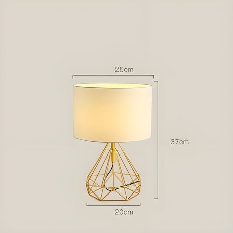 SkandiShade Lampa - Dekorativ BordsLampa i Skandinavisk Design Carvallo