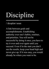 Success & Focus – Minimalistisk Motivationsposter på Canvas Hemnix