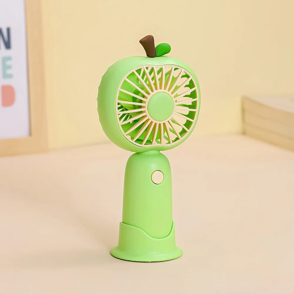 Carvallo-Handventilator FruBreeze | USB-laddning | Bärbar & Tyst | Sommarpryl i fruktdesign Carvallo