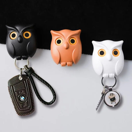 OwlPerch – Magnetisk väggnyckelring för nattuggla | Nyckfull heminredning MILA Sverige