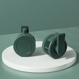 Carvallo Mini Fläkt | USB-Uppladdningsbar & Låg ljudnivå | Utan rotorblad | För att klämma fast på skjorta, bälte eller hals Carvallo